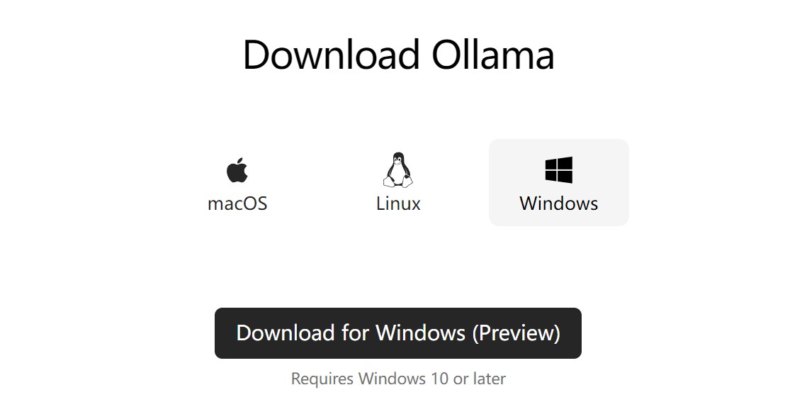 本地大语言模型AI工具：Ollama