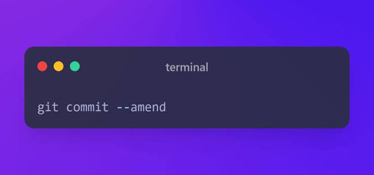 git commit --amend 追加修改